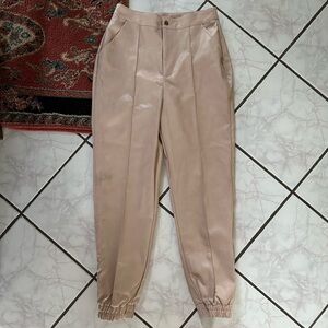 Nasty gal faux leather joggers